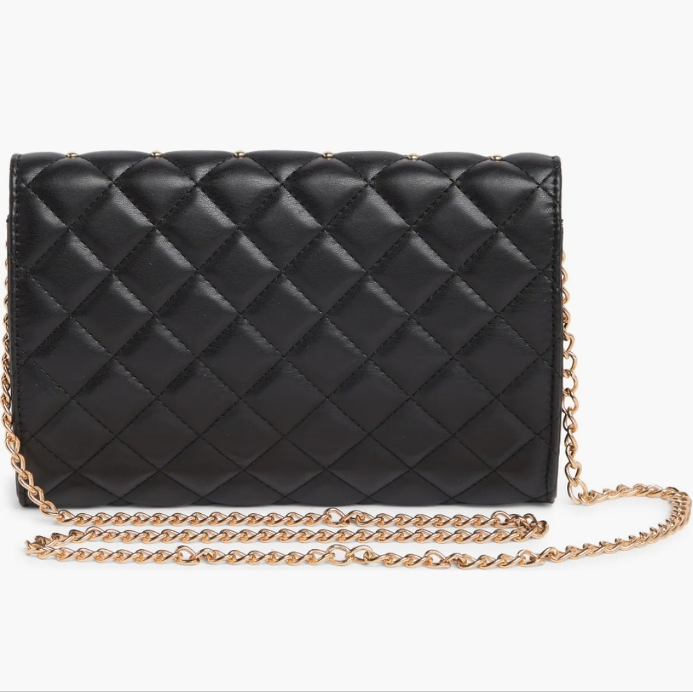 ❌SOLD❌ Studded Diamond Quilt Crossbody Bag $129 - Picture 3 of 12